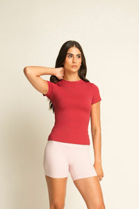 CONTOUR TEE ROUGE