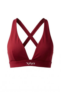 FLOW V BRA RED CHERRY