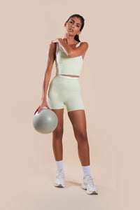 RIVIERA SHORTS IN PISTACHIO GREEN