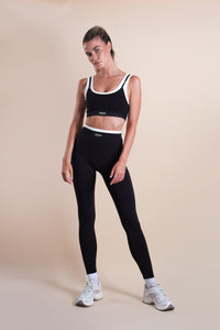 RIVIERA SPORTS BRA IN BLACK
