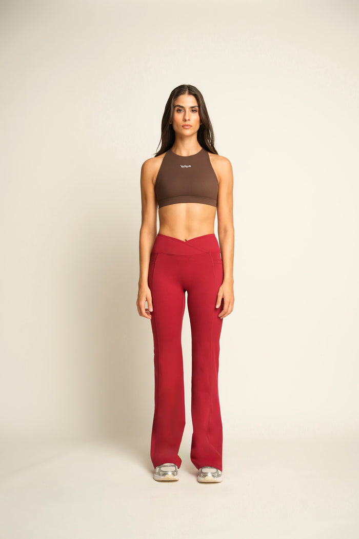 V-SCULPT PANTS RED CHERRY