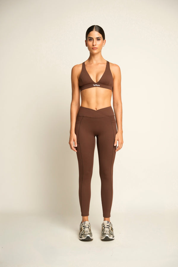 V-SCULPT LEGGINGS MOCCA