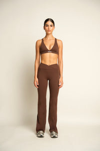 V-SCULPT PANTS MOCCA