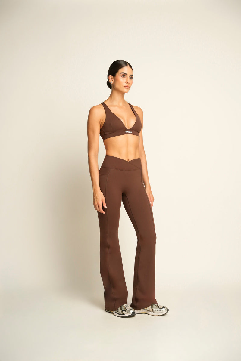 V-SCULPT PANTS MOCCA