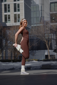 V-SCULPT LEGGINGS MOCCA