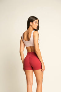 SCULPT ME SHORTS ROUGE